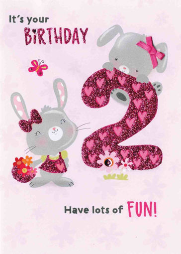 Picture of HAPPY 2ND BIRTHDAY CARD